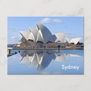 Sydney Opera House Reflections Postkarte