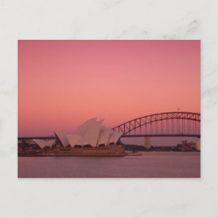 Sydney Opera House und Hafen, New South Postkarte