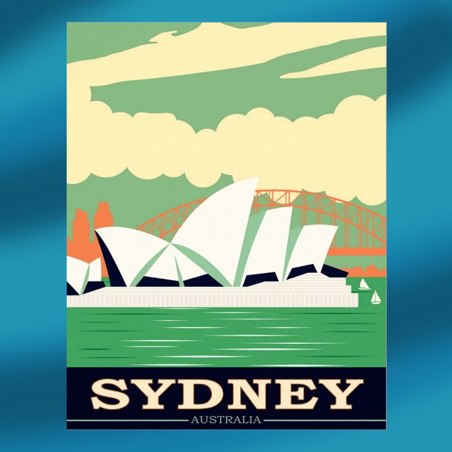 Sydney Opera House Vintage Poster (Von Creator hochgeladen)