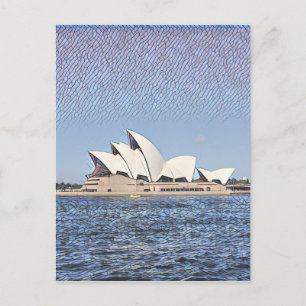 Sydney Opernglimmer Postkarte