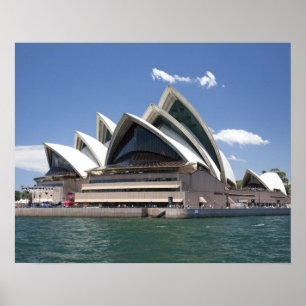 Sydney Opernhaus außen, Sydney, New South Poster