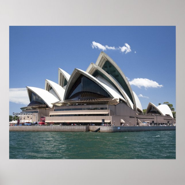 Sydney Opernhaus außen, Sydney, New South Poster (Vorne)