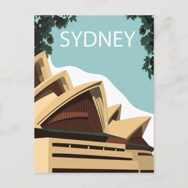 Sydney, Opernhaus, Australien Postkarte (Vorderseite)