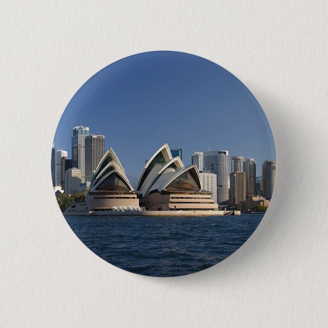 Sydney-Opernhaus Button (Vorderseite)