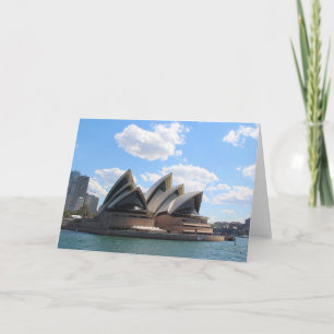 Sydney-Opernhaus-Gruß-Karten Karte