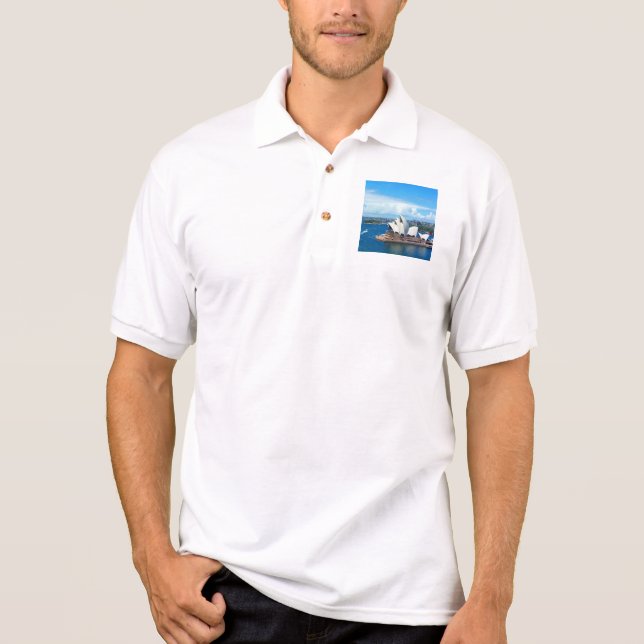 Sydney-Opernhaus Polo Shirt (Vorderseite)
