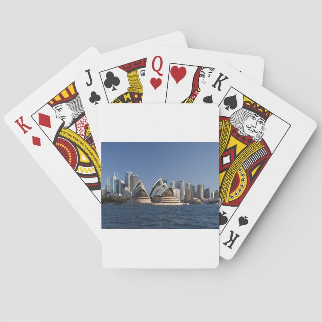 Sydney-Opernhaus Spielkarten (Rückseite)