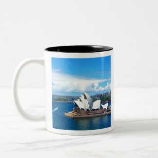 Sydney-Opernhaus Zweifarbige Tasse