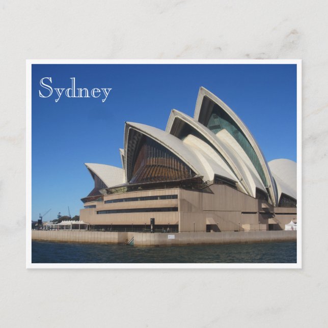Sydney Opernsegeln Postkarte (Vorderseite)