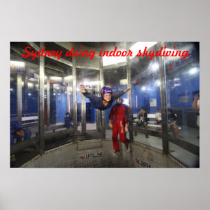 Sydney-Plakat Innenskydiving Poster
