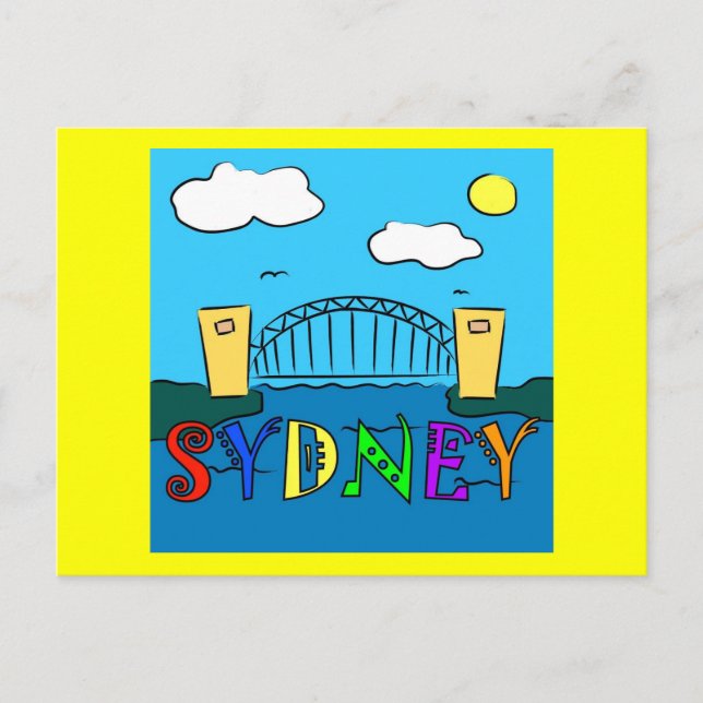 Sydney Postkarte (Vorderseite)