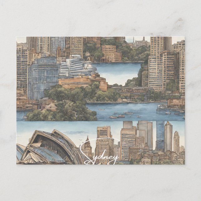 Sydney Postkarte (Vorderseite)
