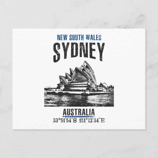 Sydney Postkarte (Vorderseite)