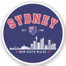 Sydney Skyline Panorama Aufkleber