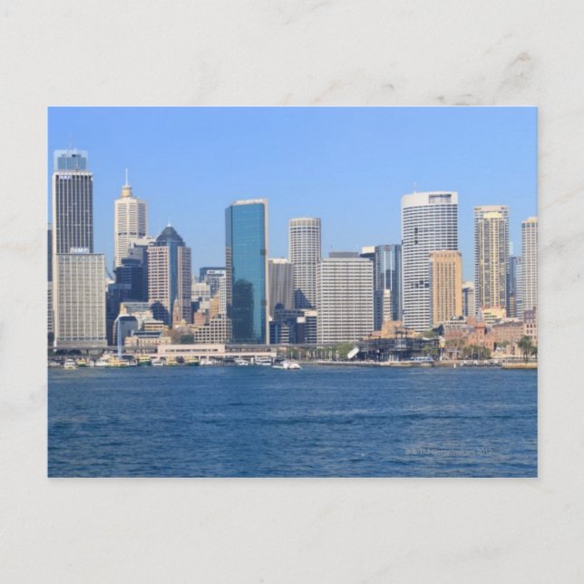 Sydney-Stadtpanorama Postkarte (Vorderseite)