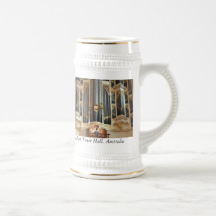 Sydney Town Hall Orgel stein Bierglas