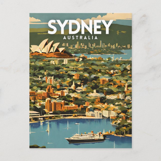 Sydney Travel Postkarte (Vorderseite)