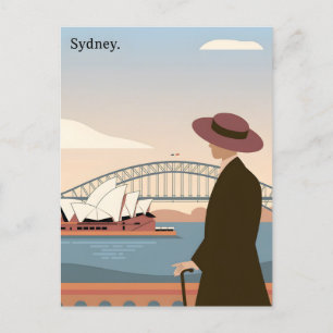 Sydney Vintag Postkarte