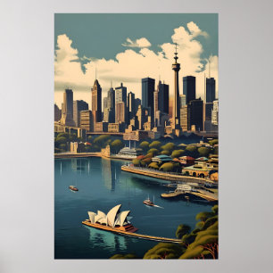 Sydney Vintage-Plakat Poster