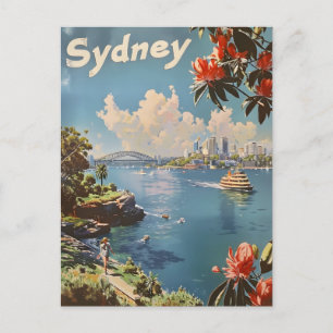 Sydney Vintage Postkarte