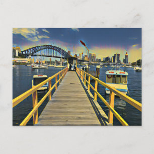 Sydney Warf Postkarte