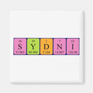 Sydni Periodenmagnet Magnet