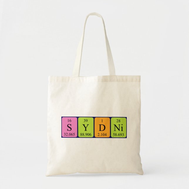 Sydni Periodenname Tasche (Vorne)