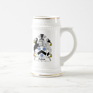 Sykes Familienwappen Bierglas