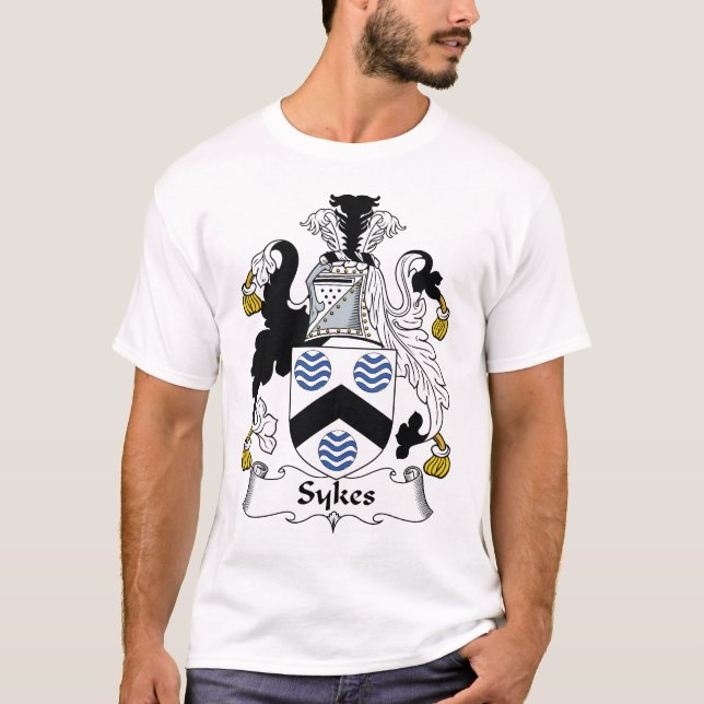 Sykes Familienwappen T-Shirt (Vorderseite)
