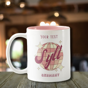 Sylt Deutschland Nordsee Urlaub Geschenk  Zweifarbige Tasse