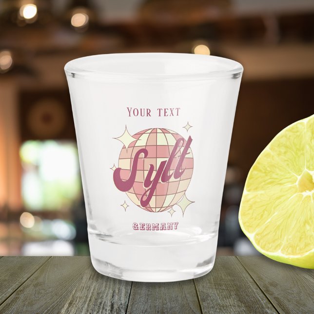 Sylt Deutschland Nordsee Urlaub Party  Schnapsglas (Von Creator hochgeladen)