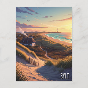 Sylt Deutschland Reise Postkarte