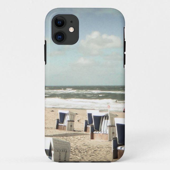 Sylt Strand Case-Mate iPhone Hülle (Rückseite)