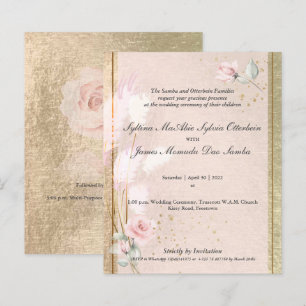 Syltina Custom 5d Luxury Pink Pampas Grass