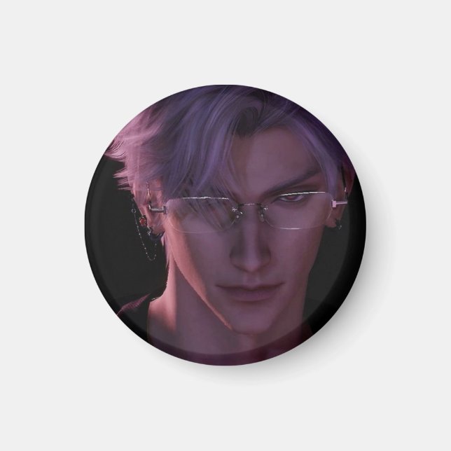 Sylus Liebe und Deep Space Anime Magnet (Vorne)