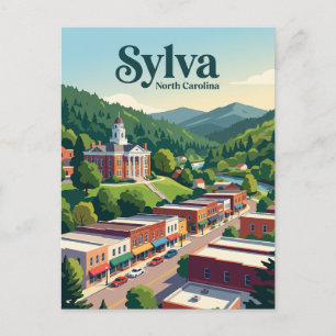 Sylva, North Carolina Postkarte