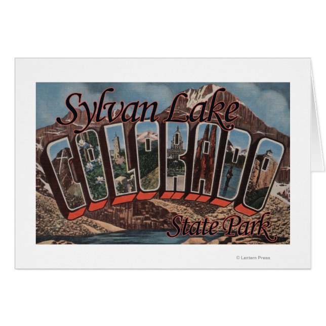 Sylvan Lake Staat Park, Colorado (Vorderseite (Horizontal))
