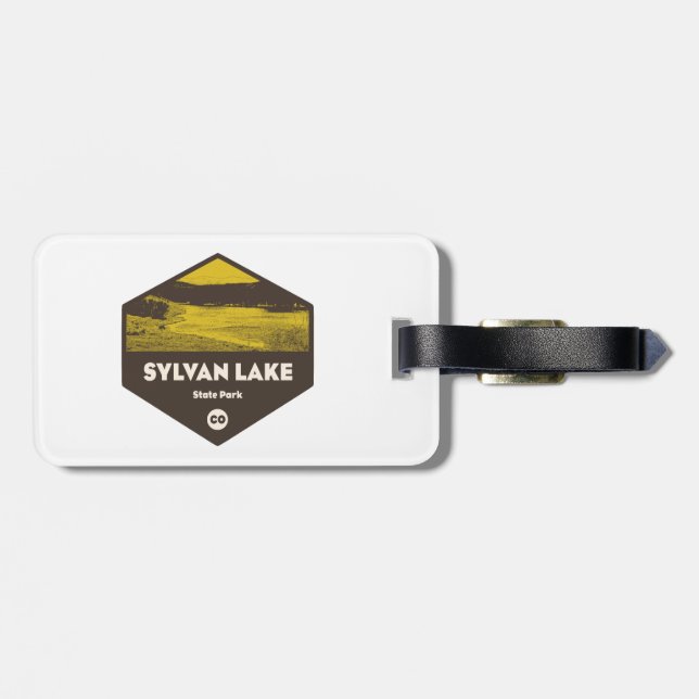 Sylvan Lake Staaten Park Colorado Gepäckanhänger (Rückseite horizontal)