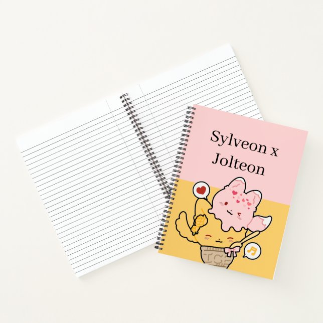 Sylveon And Jolteon Notebook ⚡︎ Notizbuch (Innenseite)