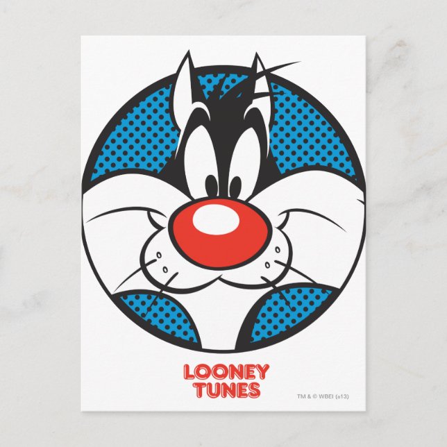 SYLVESTER™ Dotty-Symbol Postkarte (Vorderseite)
