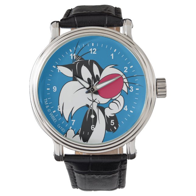 Sylvester Jr. | Klassische Pose Armbanduhr (Vorderseite)