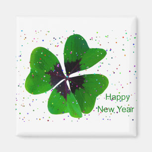 Sylvester Neujahrstag Jahresabschluss Magnet