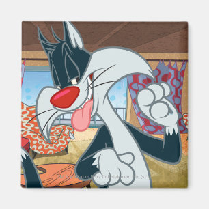 Sylvester Paw Up Magnet