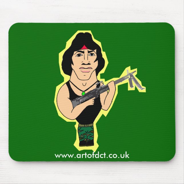 Sylvester Rambo Mousepad (Vorne)
