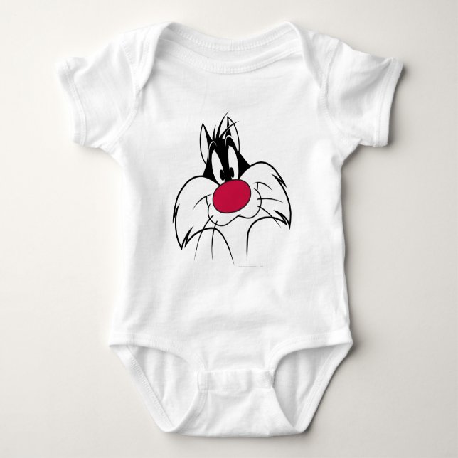 SYLVESTER™ Rote Nase Baby Strampler (Vorderseite)