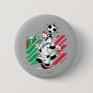 SYLVESTER™ Team Italien Fußball-Grafik Button
