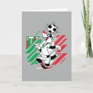 SYLVESTER™ Team Italien Fußball-Grafik Karte