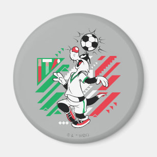 SYLVESTER™ Team Italien Fußball-Grafik Magnet