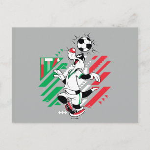 SYLVESTER™ Team Italien Fußball-Grafik Postkarte