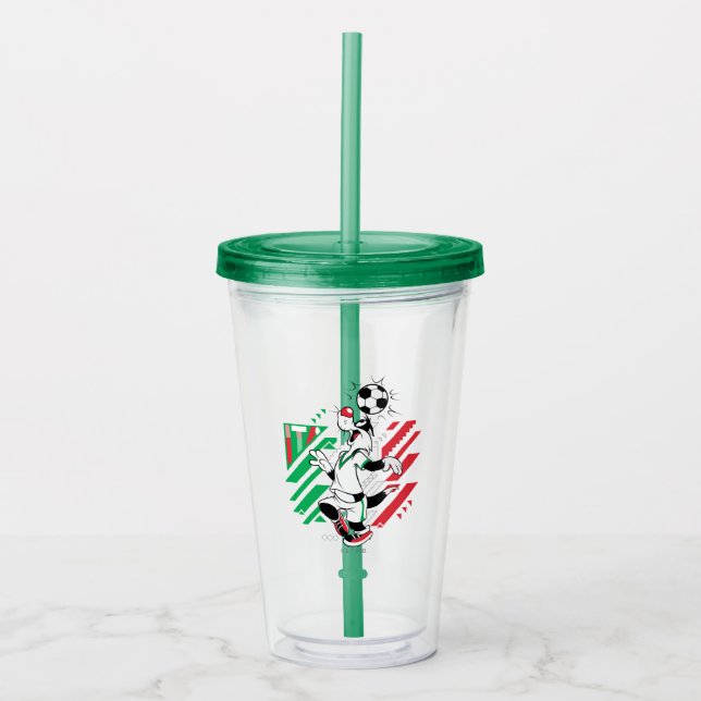 SYLVESTER™ Team Italy Soccer Graphic Acryltrinkbecher (Vorderseite)